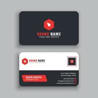 Business Card Design Template vector