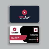 Business Card Design Template vector