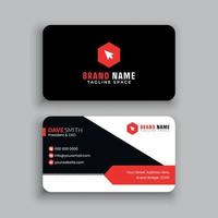 Business Card Design Template vector
