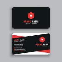 Business Card Design Template vector