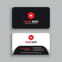 Business Card Design Template vector