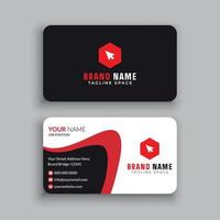 Business Card Design Template vector