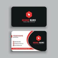 Business Card Design Template vector