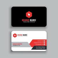 Business Card Design Template vector