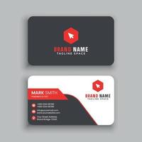 Business Card Design Template vector