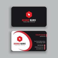 Business Card Design Template vector