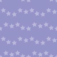 Seamless pattern with lilac stars on violet background for plaid, fabric, textile, clothes, cards, post cards, scrapbooking paper, tablecloth and other things. Vector image.