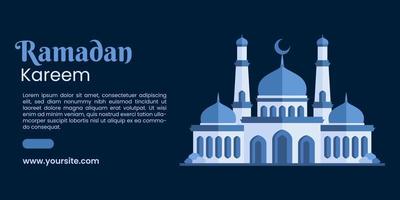 Ramadan Kareem Banner vector