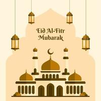 Eid Mubarak Design Banner vector