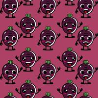 Cute funny cartoon character cassava on background.Vector cartoon kawaii character illustration design on wallpaper vector