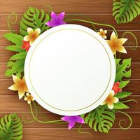 Summer Floral Background vector