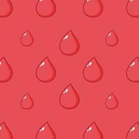 Cute funny cartoon character blood drop on background.Vector cartoon kawaii character illustration design on wallpaper vector