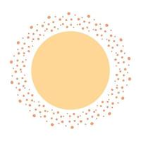 Sun baby print boho minimalist printed wall art geometric sunset print bohemian art vector artwork