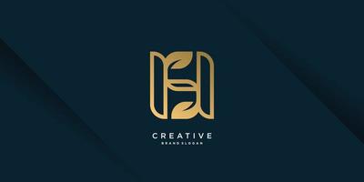 Letter S logo with modern unique golden concept for initial or company Part 16 vector