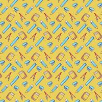 School Tool Background Pattern vector