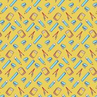 School Tool Background Pattern vector