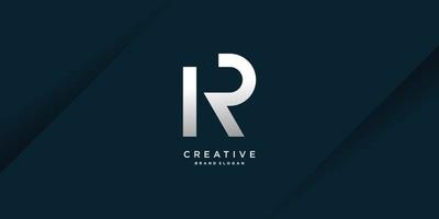 Letter logo with initial R, with modern bold concept Premium Vector part 4