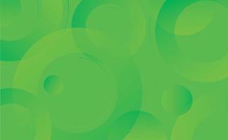 Abstract green circle background vector illustration