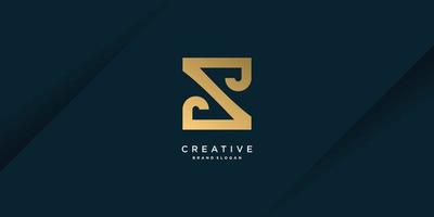 Letter Z logo with creative unique golden concept for initial or company Part 10 vector