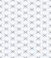 Abstract blue color geometric diamond from lines shape seamless pattern on white background. vector