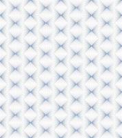 Abstract blue color geometric diamond from lines shape seamless pattern on white background. vector