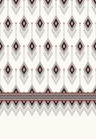 estilo tradicional geométrico ikat vertical con patrón sin costuras de color beige y fondo de textura de línea. uso para telas, textiles, elementos de decoración. vector