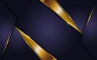 luxurious navy background with golden lines vector