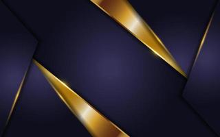 luxurious navy background with golden lines vector