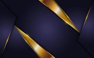 luxurious navy background with golden lines vector