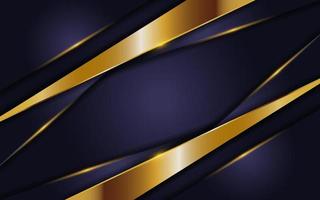 luxurious navy background with golden lines vector