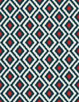 Modern red green color ikat diamond grid geometric shape seamless pattern background. Use for fabric, textile, cover, decoration elements, wrapping. vector