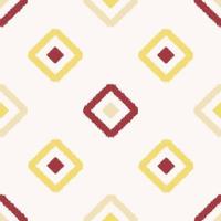 Small square geometric shape seamless pattern with random beige color background. Use for fabric, textile, cover, decoration elements, wrapping. vector