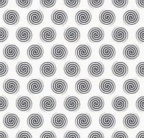 pequeño patrón geométrico espiral azul sin costuras sobre fondo blanco. uso para tela, textil, cubierta, envoltura, elementos de decoración. vector