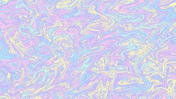 Abstract retro iridescent pastel color in liquid marble free flow pattern background. vector