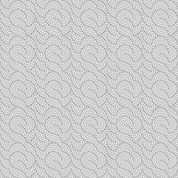 Abstract curl diagonal and dimensional wavy lines shape overlapping circles geometric seamless pattern, use for template, material, element, ornament background. vector