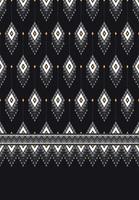 Vertical ikat geometric shape seamless pattern with line texture background. Use for fabric, textile, decoration elements. vector