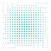 halftone vector background with green dots on white