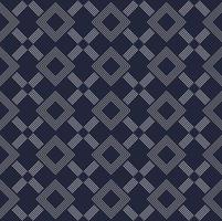 patrón sin costuras de forma cuadrada de línea de cuadrícula geométrica con fondo de color gris azul moderno. uso para tela, textil, cubierta, elementos de decoración de interiores, envoltura. vector