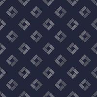 pequeño cuadrado geométrico en forma de línea al azar color gris azul sin fisuras de fondo. uso para tela, textil, cubierta, elementos de decoración de interiores, envoltura. vector