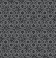 Islamic persian star hexagon geometric shape seamless pattern black grey color background. Use for fabric, textile, interior decoration elements. vector