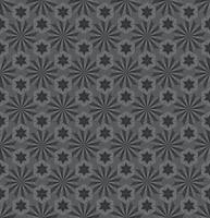 Islamic persian star hexagon geometric shape seamless pattern black grey color background. Use for fabric, textile, interior decoration elements. vector