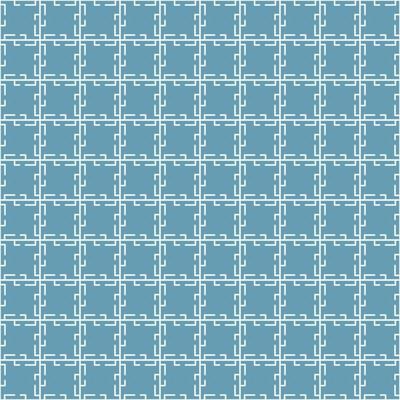 Modern blue color geometric line grid jigsaw seamless pattern background. Use for fabric, textile, cover, decoration elements, wrapping.