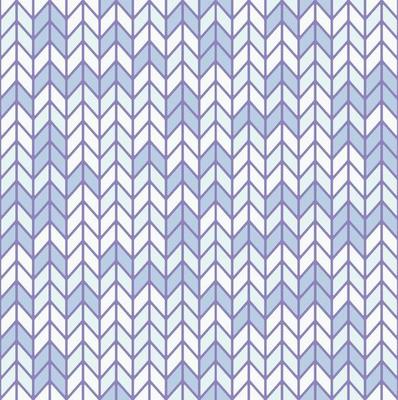 Small knit, herringbone or chevron geometric seamless pattern with modern blue purple color background.