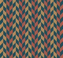 Modern herringbone or chevron pattern from small line shapes with brown-orange-green color seamless background. Use for fabric, textile, cover, wrapping, decoration elements. vector