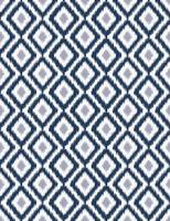 Modern blue color ikat diamond grid geometric shape seamless pattern background. Use for fabric, textile, cover, decoration elements, wrapping. vector