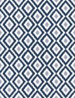 Modern blue color ikat diamond grid geometric shape seamless pattern background. Use for fabric, textile, cover, decoration elements, wrapping. vector