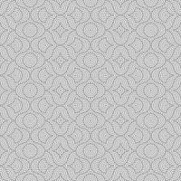 Abstract curl dimensional wavy lines shape overlapping circles geometric seamless pattern, use for template, material, element, ornament background. vector