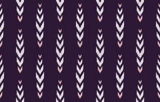 Ikat chevron in herringbone shape modern purple-grey-pink color seamless pattern with line texture background. Use for fabric, textile, decoration elements. vector