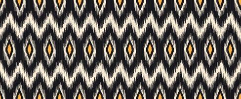 Modern ikat geometric shape seamless pattern with line texture background. Use for fabric, textile, decoration elements. vector