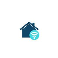Smart house control icon for web vector